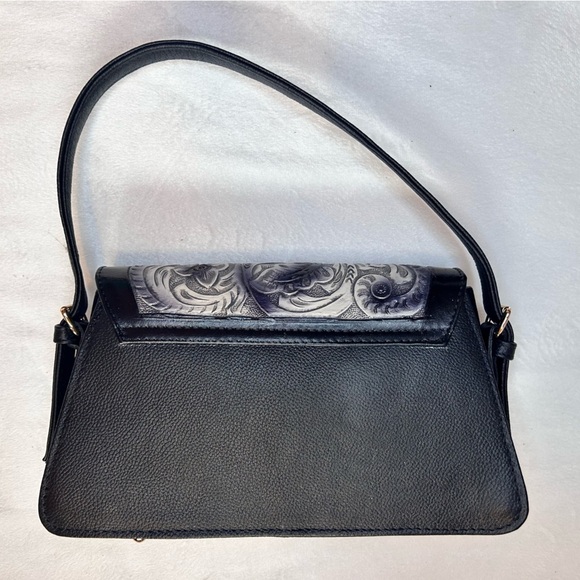 ROMINA CINCELADO SHOULDER BAG | Black and Gray Women’s Bag (B) - Picture 5 of 12